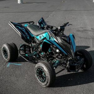 yamaha raptor 700 atv blue for sale