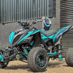 Light blue Yamaha Raptor 700R for sale